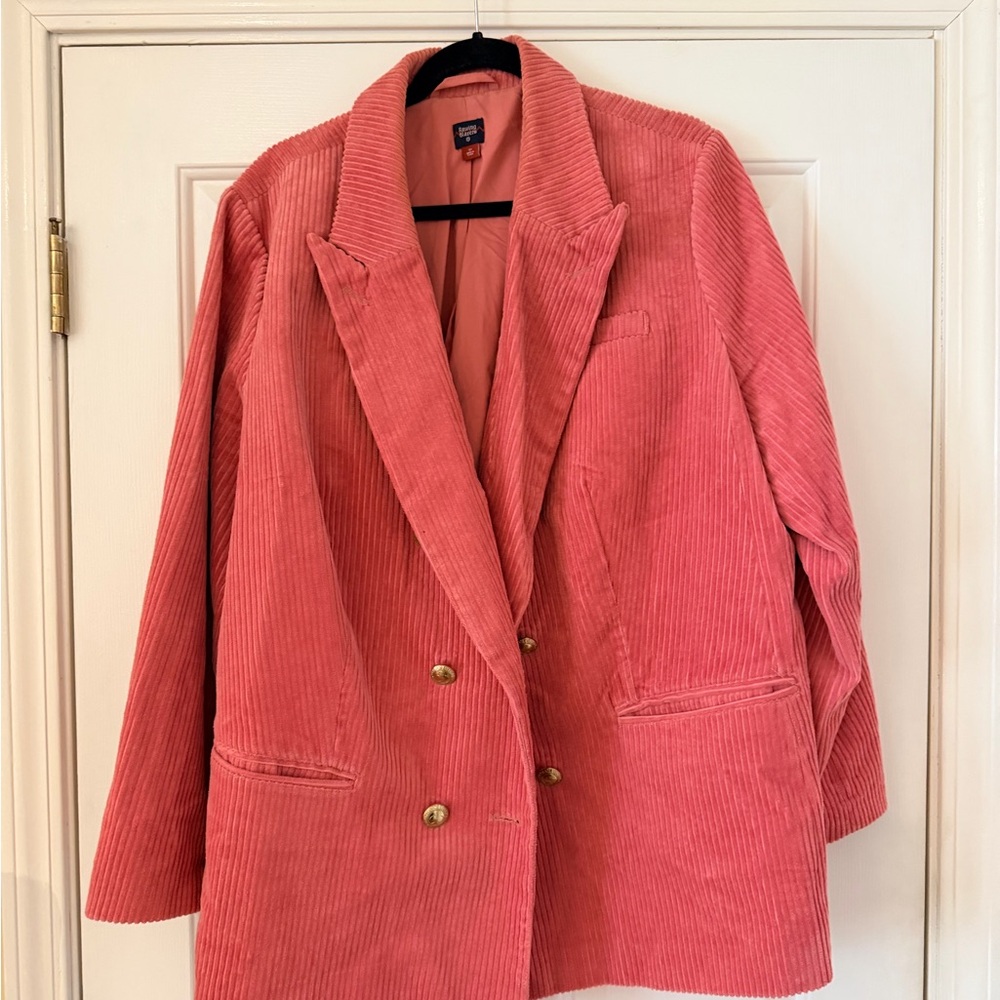 Women's Pink Corduroy Blazer - Rowing Blazers
